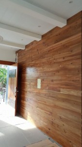 Acacia wall cladding